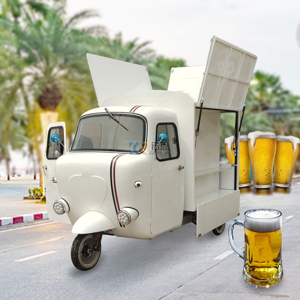 Food Truck With Snacks - 3 عجلة لامبرو ستريت المحمول شاحنة