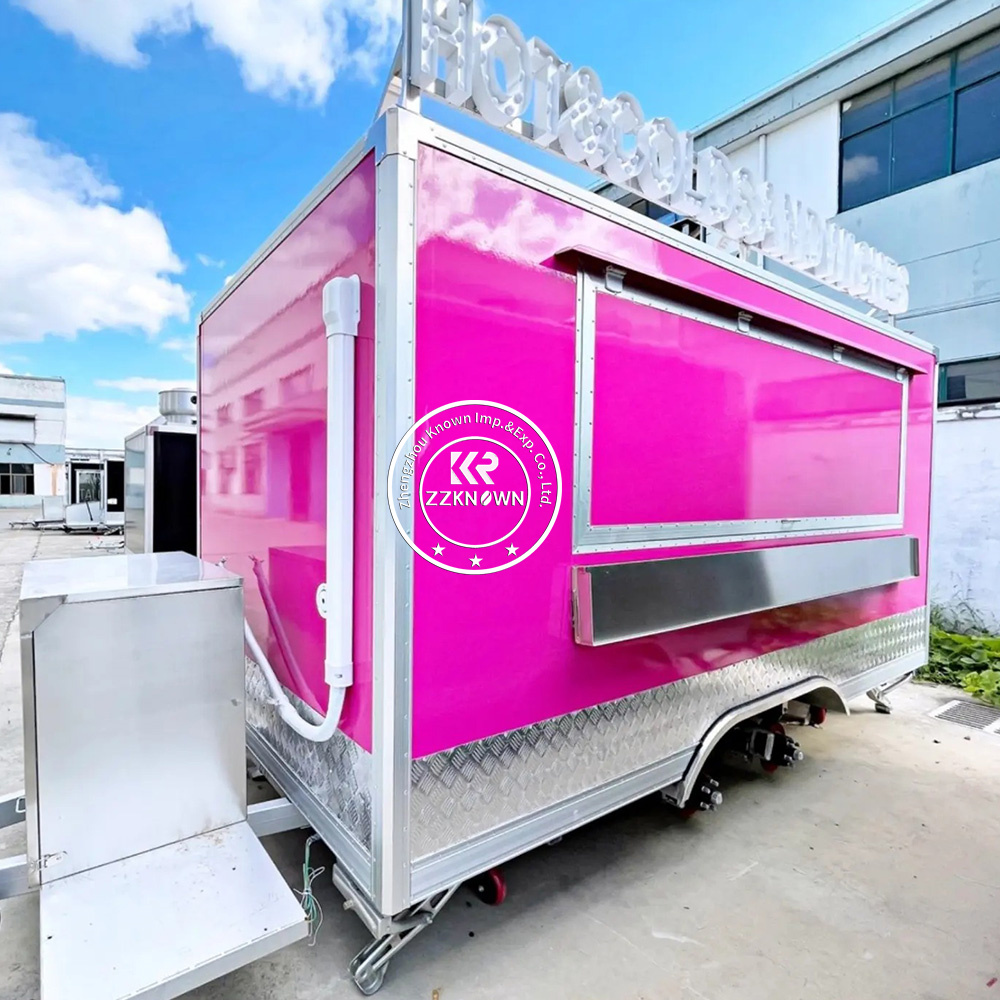 Food Truck With Snacks - 2025 هوت دوج عربة الغذاء فان