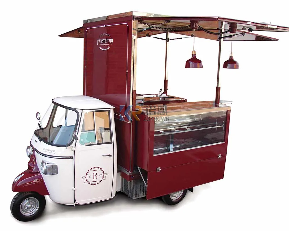 Food Truck With Snacks - عربات القهوة متعددة الوظائف مقطورة الطعام