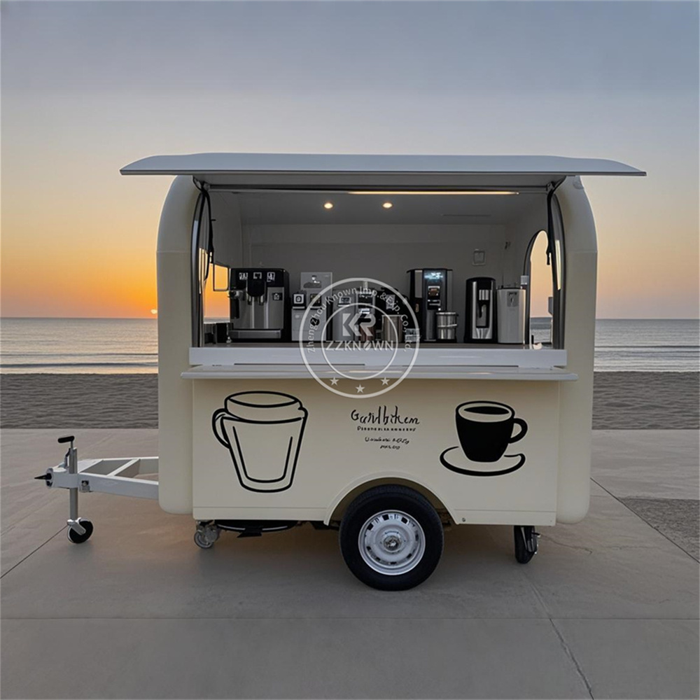 Food Truck With Snacks - مقطورة الوجبات السريعة المتنقلة ذات المعايير