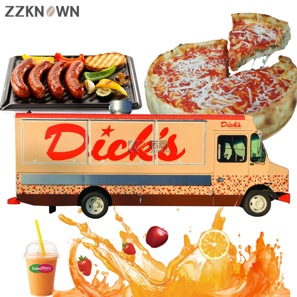 شاحنات طعام متنقلة معدات كاملة - مراجعة Food Truck With Snacks وسعره