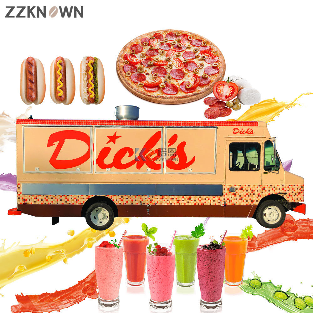شاحنات طعام متنقلة معدات كاملة - مراجعة Food Truck With Snacks وسعره
