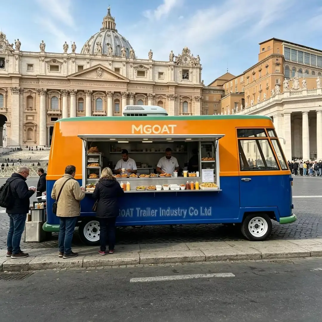 شاحنة طعام متنقلة تجارية مزودة - مراجعة Food Truck With Snacks وسعره
