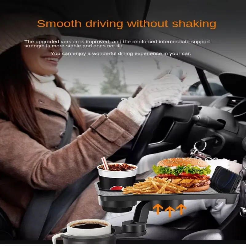 حامل أكواب للسيارة متعدد الوظا - مراجعة Food Snacks Drinks وسعره
