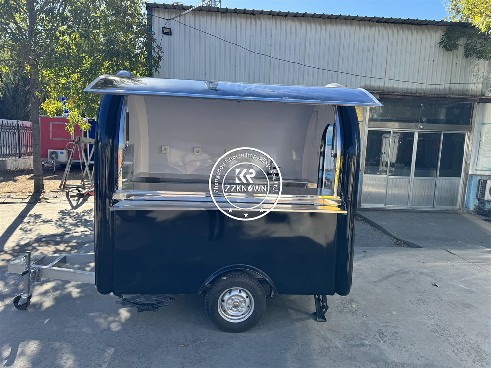 Street Mobile Coffee Shop Fast - مراجعة Food Truck With Snacks وسعره