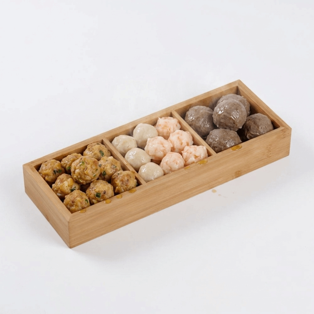 صينية تقديم من الخيزران، طبق ط - مراجعة Food Snacks Options وسعره
