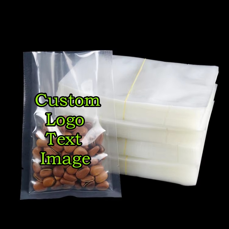 100 قطعة أكياس بلاستيكية شفافة - مراجعة Logo Food Snack وسعره