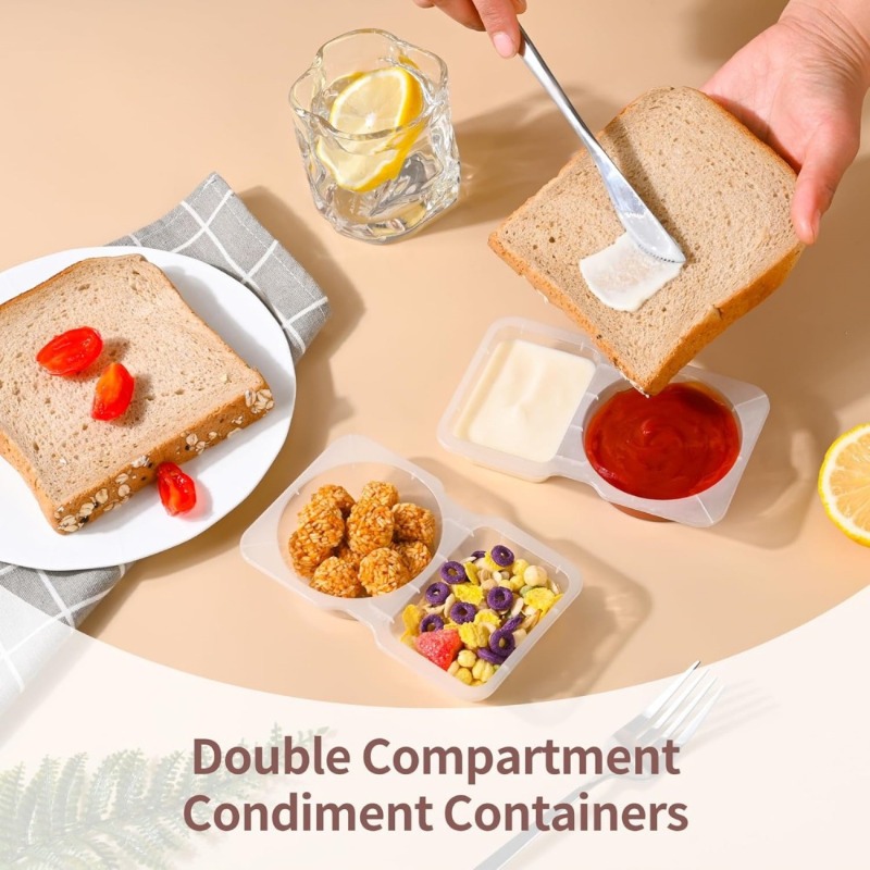 5/10/20/40 قطعة حاوية توابل مق - مراجعة Food Snacks For Picnic وسعره