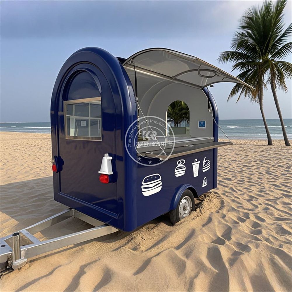 مقطورة الوجبات السريعة المتنقل - مراجعة Food Truck With Snacks وسعره